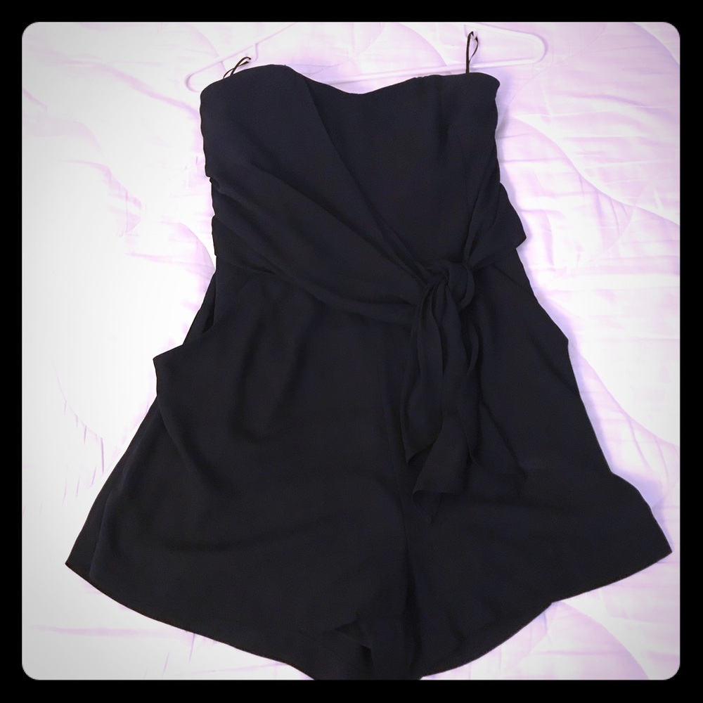 Strapless romper from Express
